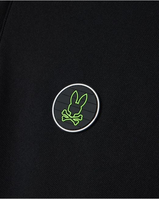 Psycho Bunny Black Webster Sport Polo Shirt for men