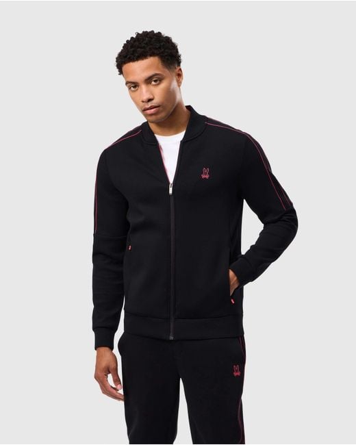 Psycho Bunny Blue Travis Track Jacket for men