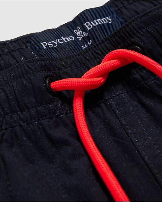 Psycho Bunny Blue Malta Hydrochromic Swim Trunk for men