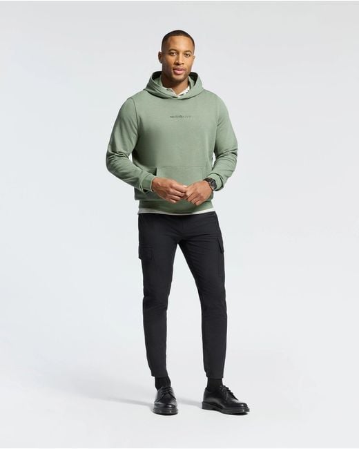 Psycho Bunny Nora Classic French Terry Wordmark Hoodie in Brown