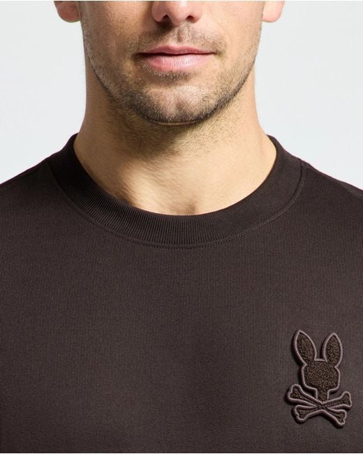 Psycho Bunny Black Eldorado Oversized Tee for men