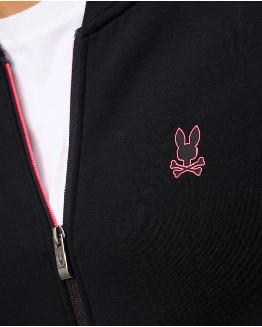 Psycho Bunny Blue Travis Track Jacket for men