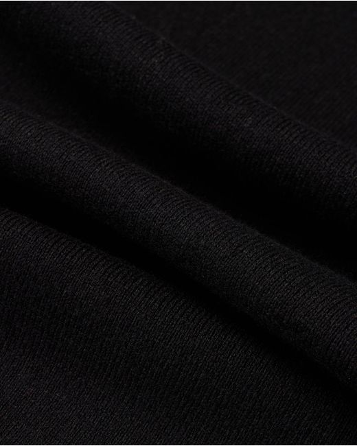 Psycho Bunny Black Monroe Twill Patch Scarf for men