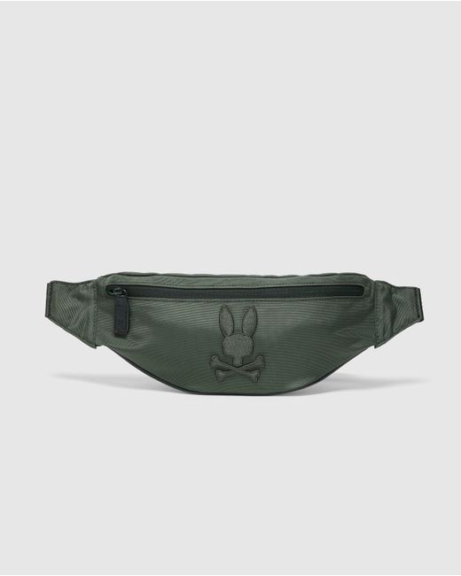 Psycho Bunny Men's Green Cross Body Bag