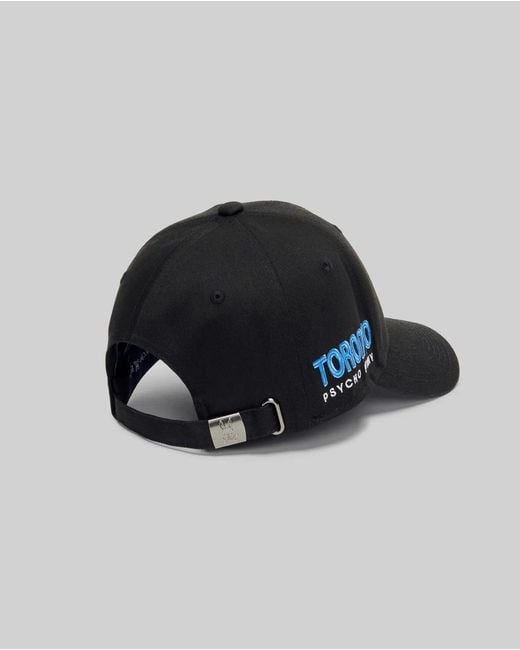Psycho Bunny Black Toronto Baseball Cap for men