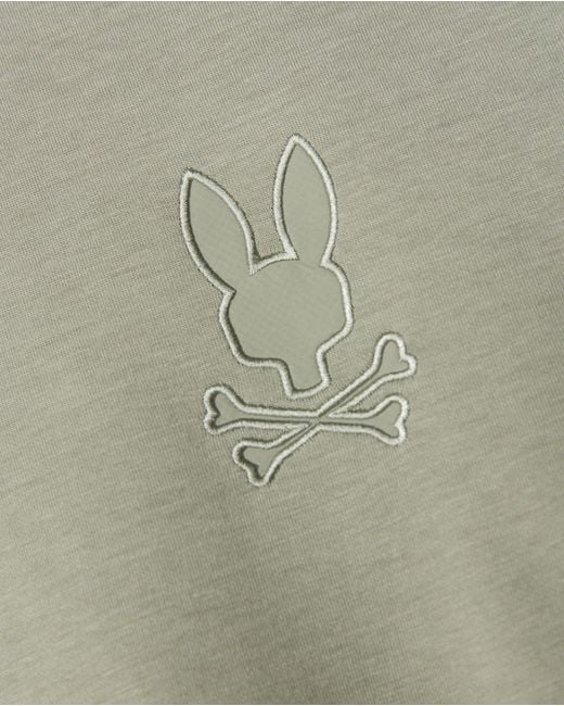 Psycho Bunny Natural Lyons High Collar Full Zip for men
