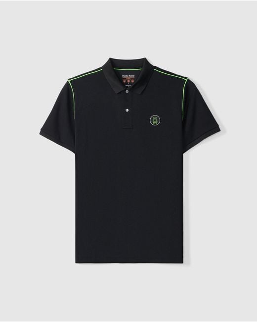 Psycho Bunny Black Webster Sport Polo Shirt for men