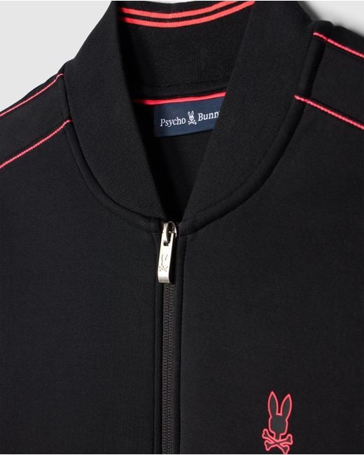 Psycho Bunny Blue Travis Track Jacket for men