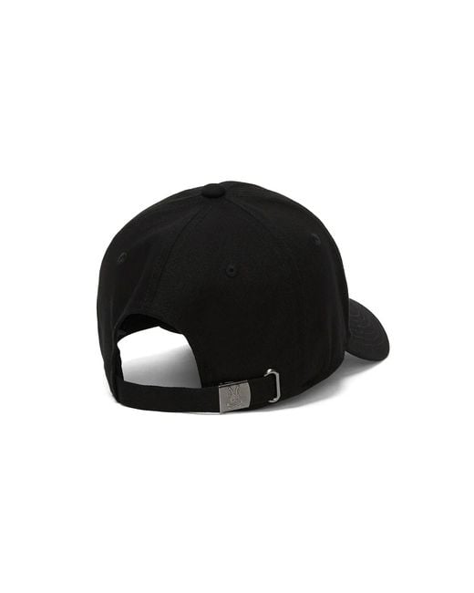 Psycho Bunny Black Jaydon Baseball Cap for men