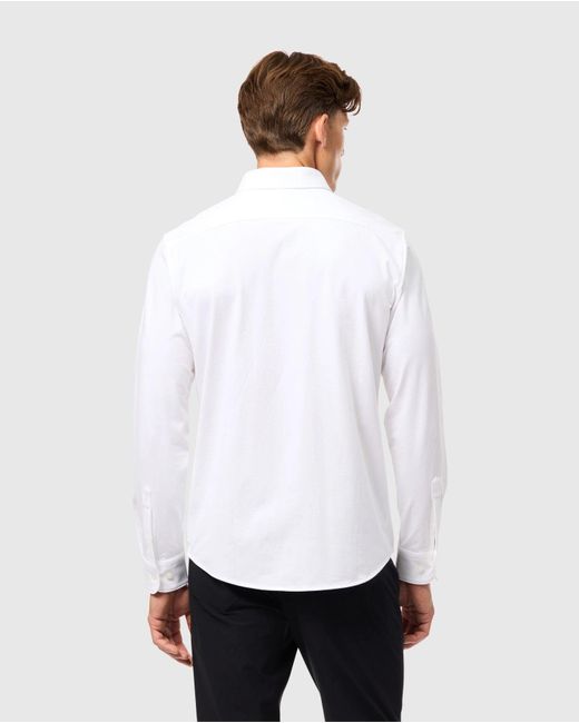 Psycho Bunny White Arthur Jersey Shirt for men