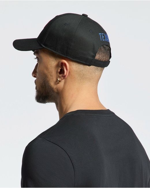 Psycho Bunny Black Texas Baseball Cap for men