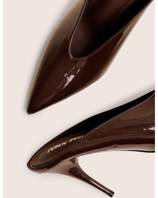 Public Desire Natural Elixr Chocolate Patent Court High Heels