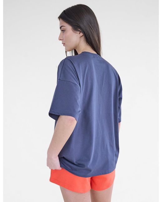 Public Desire Blue Kaiia Studio Oversized T-shirt Charcoal