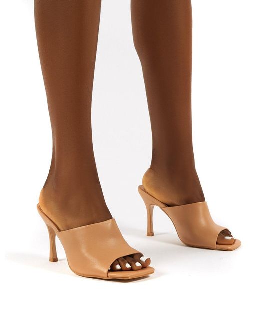 wide fit heeled mules