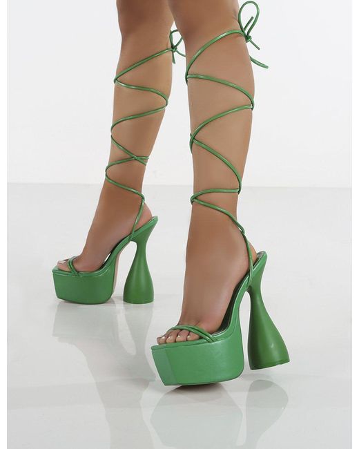 cylinder platform heels