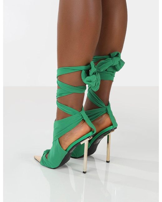 tie up stilettos