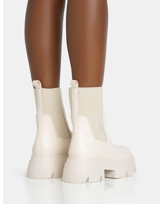 Public desire chunky outlet boots