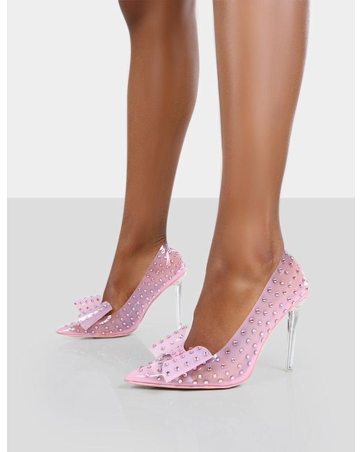 Perspex sale pink heels