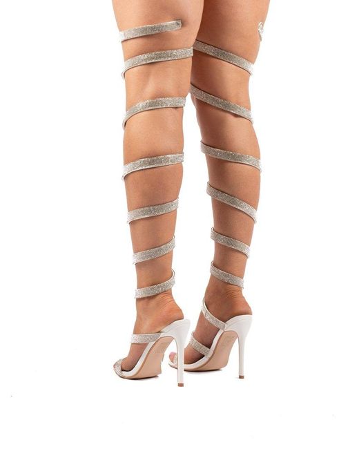 heels that tie around leg