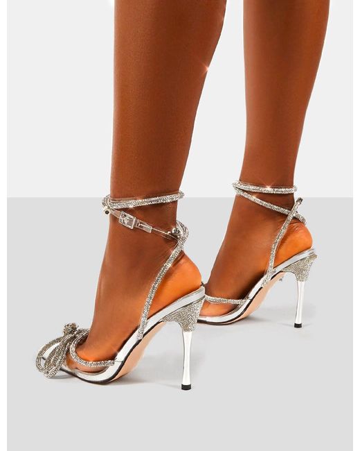 Wide fit sale diamante heels