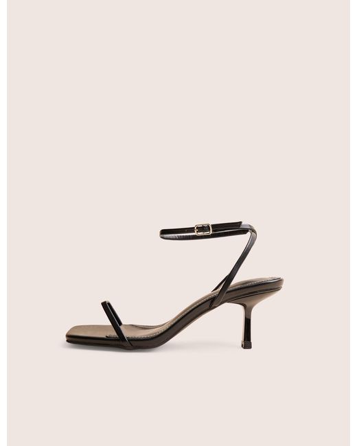 Public Desire Natural Natalya Navy Barely There Mid Heels
