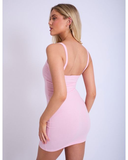 Public Desire Kaiia Logo Mini Cami Dress Baby Pink in Purple Lyst UK