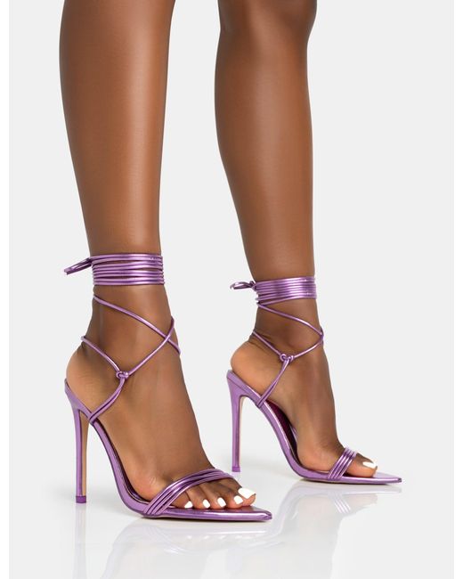 Lilac high cheap heels