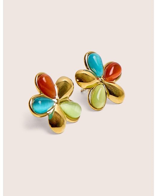 Public Desire Multicolor Multi Coloured Flower Stud Earring