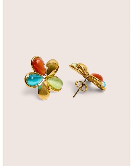 Public Desire Multicolor Multi Coloured Flower Stud Earring
