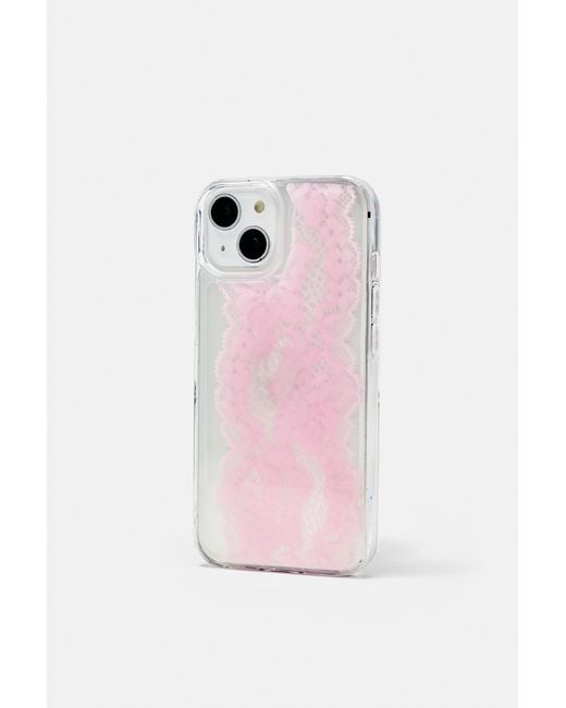 Pull&Bear Pink Lace Iphone Case
