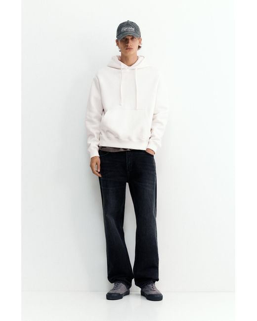 Sweat Basique À Capuche Pull&Bear pour homme en coloris White