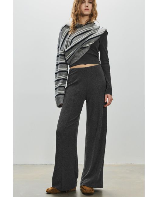 Pull&Bear Multicolor Wide-Leg Soft Touch Trousers