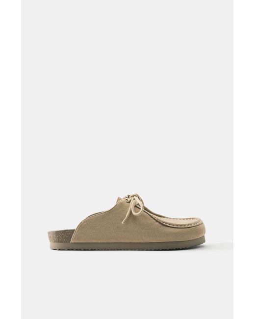 Sabots À Lacets Pull&Bear pour homme en coloris Natural