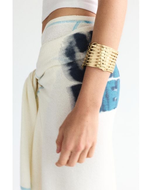 Bracelet Barres Pull&Bear en coloris Metallic