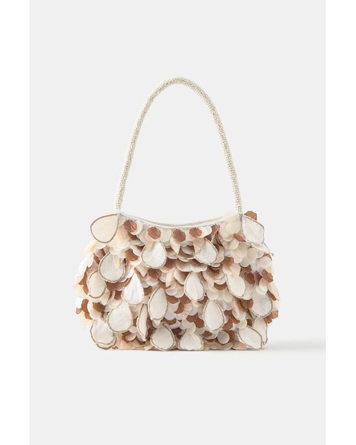 Borsa A Spalla Con Perline di Pull&Bear in Red