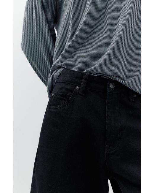 Pull&Bear White Standard Denim Bermuda Shorts for men
