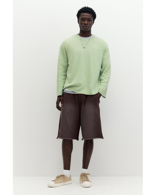 Pull&Bear Pullover Mit Rundausschnitt in Green für Herren
