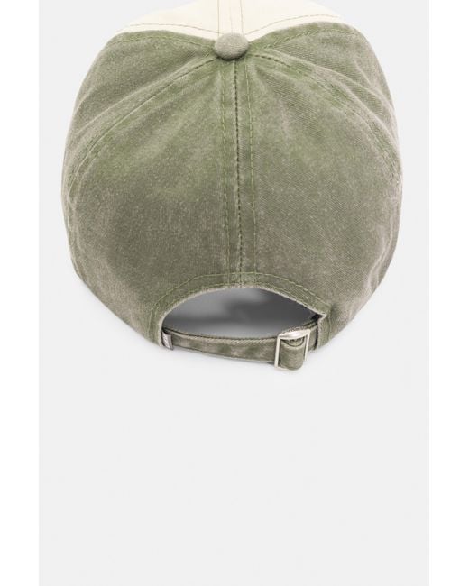 Pull&Bear Green Contrast Cap for men