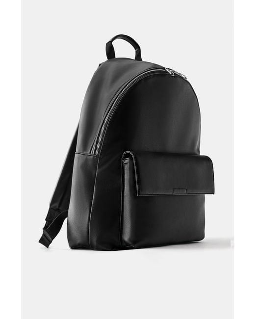 Pull&Bear Blue Casual Flap Backpack for men