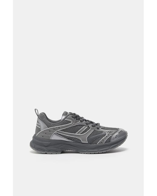 Pull&Bear Gray Multi-Piece Trainers for men