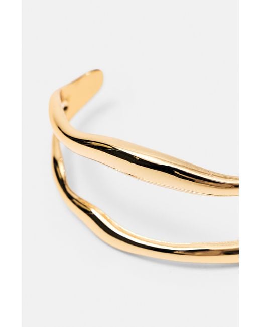Pull&Bear Metallic 2Er-Pack Wellen-Armbänder