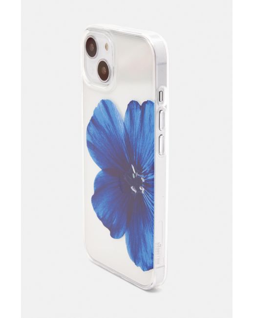 Pull&Bear Blue Blumen-Iphone-Hülle