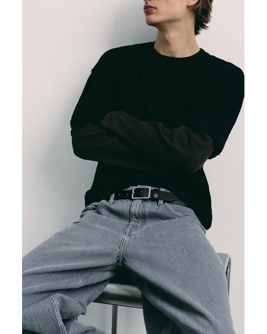 Cintura di Pull&Bear in Black da Uomo