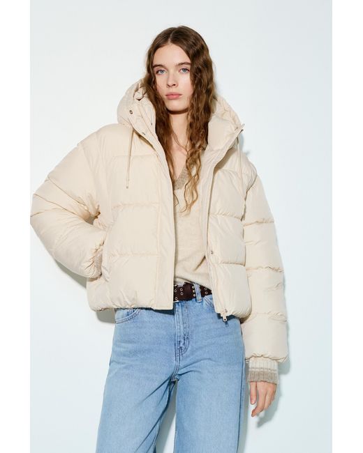 Doudoune À Capuche Pull&Bear en coloris White