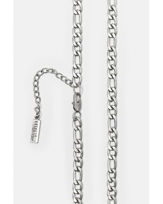 Pull&Bear White 3-Pack Of Beaded And Stone Necklaces for men