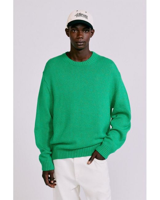 Pull Col Rond Pull&Bear pour homme en coloris Green