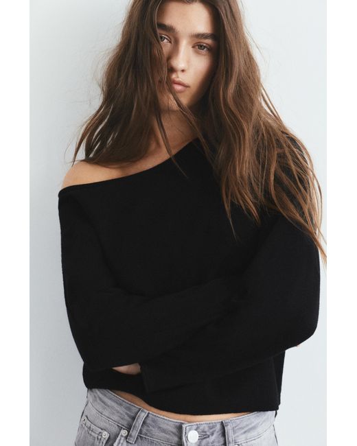 Pull&Bear Black Asymmetric Jumper