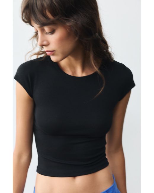 Pull&Bear Multicolor Fitted Short Sleeve T-Shirt