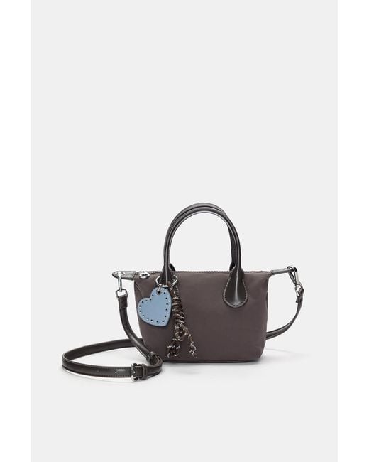 Pull&Bear Brown Mini-Umhängetasche Mit Herzanhänger