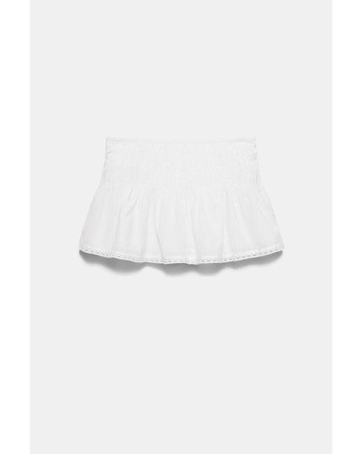 Pull&Bear Broekrok Met Volants in het Green